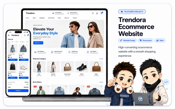 Trendona Ecommerce Website